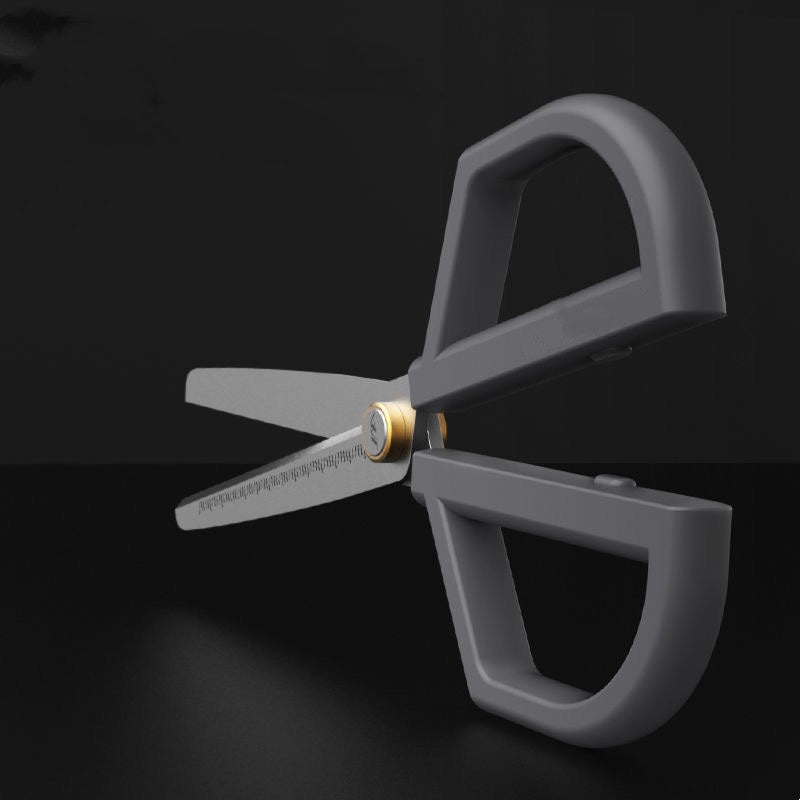 Multifunktionale Edelstahl-Schere – Tragbar & Premium Büro- und Allzweckschere mit Titanium-beschichtetem Griff