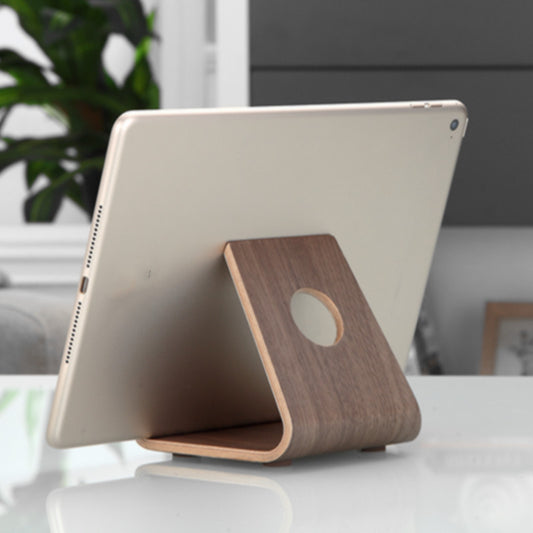 Tablet- & Smartphone Holzständer – Minimalistischer Dock Stand für iPad, iPhone & Schreibtisch