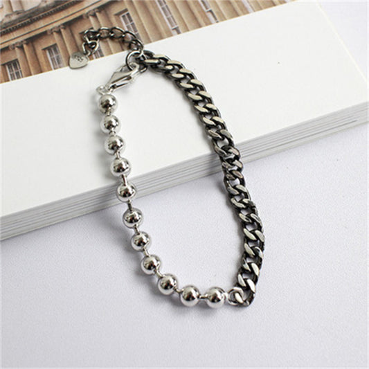 Distressed Ball Chain Bracelet – Urbaner Chic