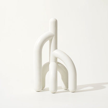 Art Sculpture Forest | Geometric Resin Skulptur Ornament – Minimalistische Wald-Dekoration, Handgefertigt, Nordic Style, Geschenkidee & Home Decor