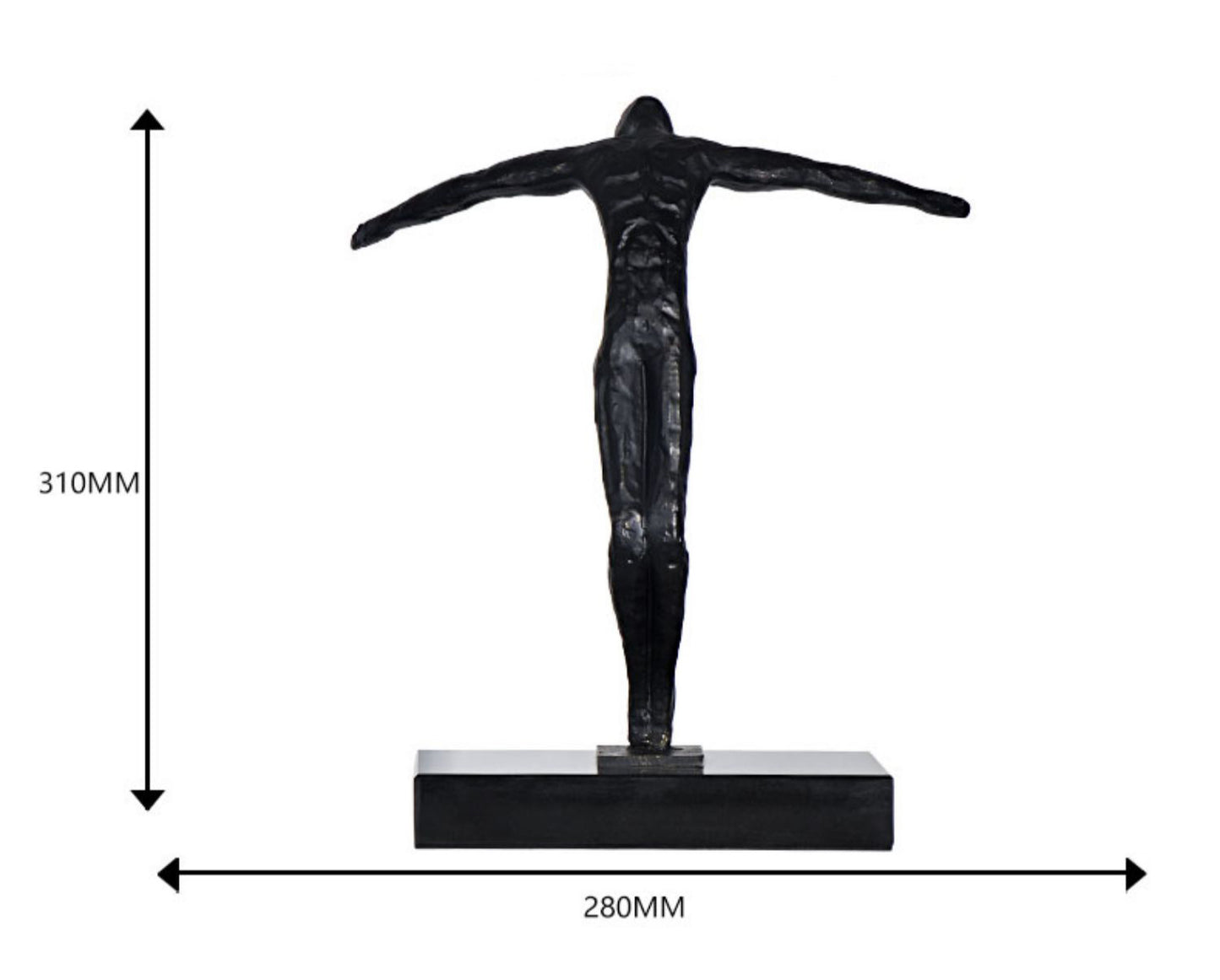 Minimalistisch-Abstrakte Metall-Skulptur