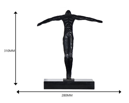 Minimalistisch-Abstrakte Metall-Skulptur