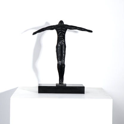 Minimalistisch-Abstrakte Metall-Skulptur