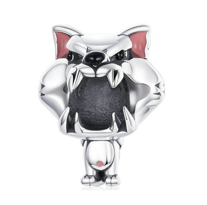 Mr. Wolf Charm aus S925 Sterlingsilber